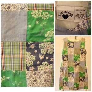 Hartstrings Preppy Girl True Patchwork Dress Sz 10